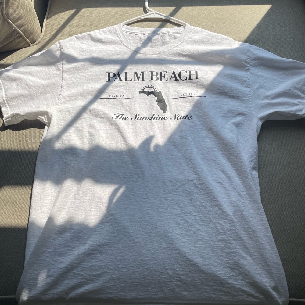 Palm Beach White T-Shirt